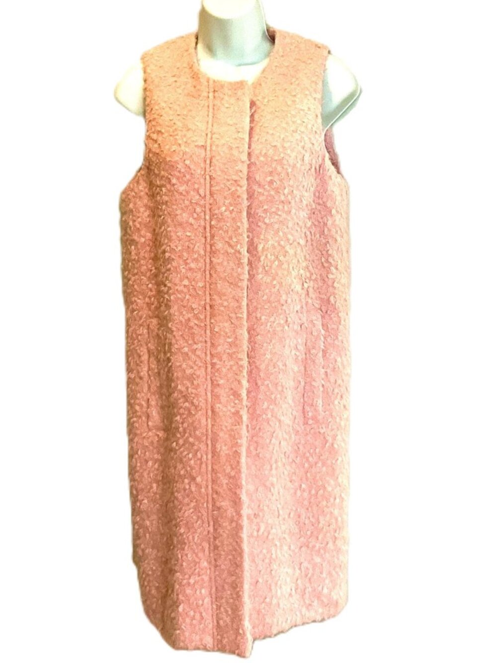 Just Cavalli Alpaca Wool Pink Vest Made in Italy Size 40